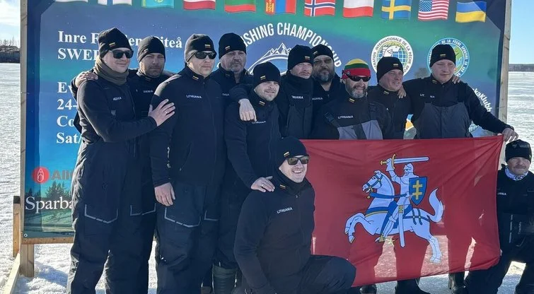 Lietuvos žvejai trečią kartą paeiliui iškovojo pasaulio poledinės žūklės čempionato auksą